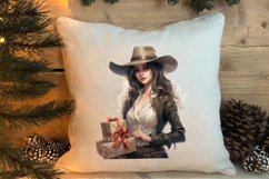 Western Christmas Watercolor Clipart Product Image 4