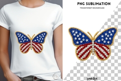 USA butterfly png design for T-shirts Product Image 4