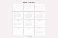 2030 Monthly Calendar with Holidays &amp; Notes, Printable Product Image 4