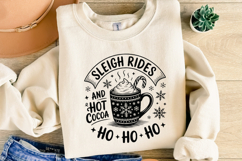 Sleigh Rides and Hot Cocoa Svg | Christmas svg | Shirt Svg Product Image 4