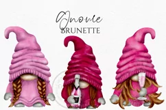 Pink Champagne Best Friends Gnomes | Gnome Clipart Product Image 7