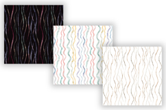 Wavy Hand Drawn Line Digital Paper, Seamless Watercolor Product Image 4