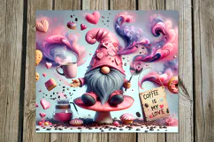 Watercolor Coffee Gnome | 4 Sublimation Tumbler Designs PLUS Product Image 4