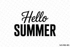 Hello Summer svg | Summer Svg | Svg Cut Files Product Image 1