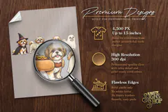 Halloween Shih Tzu DTF PNG Product Image 6