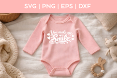 You Make Me Smile SVG | PNG Valentine's Day Product Image 2