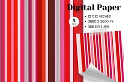Stripe Pattern Background Gift Wrap Wallpaper Digital Paper Product Image 1