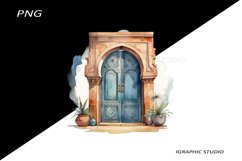 Watercolor Moroccan Clipart Product Image 1