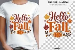 Autumn phrase png design for T-shirts Product Image 4
