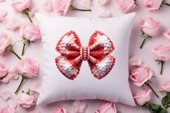 Crochet Valentines Day Clipart, Valentines Day Couplet Product Image 4