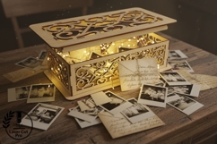 Glowforge Laser Cut Files - Birds Memory Box Product Image 2