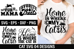 Cat SVG Design - Home is Where the Cat is Product Image 1