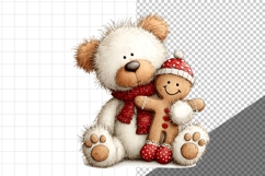 Teddy Bear Clipart, Whimsical Product Image 2