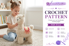 Llama Amigurumi Crochet Pattern PDF Product Image 2