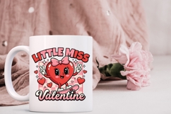 LITTLE MISS Valentine Skate Heart Clipart Product Image 4