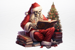Christmas Skeleton Sublimation PNG Product Image 4