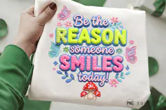 Be the Reason PNG, Be the Reason Someone Smiles PNG Positive Product Image 4