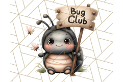 Cute Insects Clipart, Cartoon Bugs, Bug PNG Illustrations Product Image 4