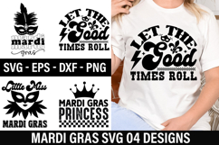 Mardi Gras SVG Design -Let The Good Times Roll Product Image 1