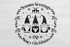 Winter Round Ornaments Bundle. Christmas Svg Ornament Sign. Product Image 5