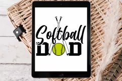 Softball dad svg, softball shirt svg, softball svg Product Image 3