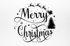 Farmhouse Christmas Sign SVG Product Image 4