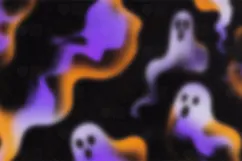 Grainy Halloween Midnight Magic Backgrounds Product Image 4