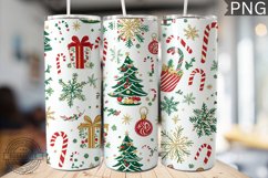 Christmas Tree Tumbler Wrap -High Quality 300 Dpi Product Image 1