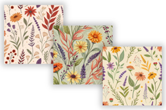 Autumn Apothecary Herbs Seamless Pattern, Digital Papers Product Image 4