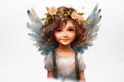 Christmas Angel Sublimation Clipart PNG Product Image 4