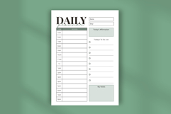 Simple Daily Planner Template | Minimalist Printable Product Image 4