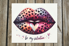 Valentine lips | 4 Skinny tumbler sublimation designs Product Image 4