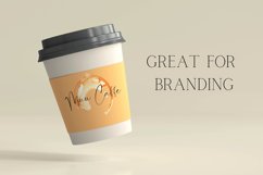 Watercolor coffee stains and splashes, Cup rings clipart Product Image 4