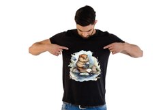 8 Beaver Watercolor Sublimation Bundle Png Product Image 4