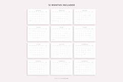 2026 Monthly Planner with Holidays, Landscape, Printable Product Image 4