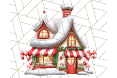 Cozy Christmas Bakery Clipart PNG, Holiday Cookie Art Product Image 4