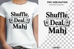 Mahjong quote png design for T-shirts Product Image 4