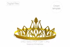 Crown svg Princess crown svg Tiara svg Birthday crown svg Product Image 8