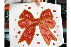 Valentine's Day Coquette Bow PNG, Valentine PNG, Xoxo PNG Product Image 3