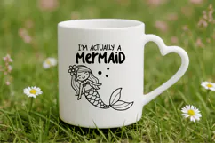 I'm actually a mermaid SVG Design, Mermaid SVG Design Product Image 6