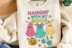 Retro Halloween Bundle Sublimation, Spooky Season Png Product Image 3
