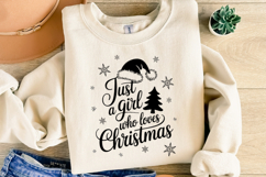 Just a girl who loves Christmas Svg | Christmas | Shirt Svg Product Image 4