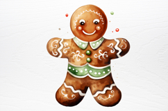 Gingerbread Man Sublimation Clipart PNG Product Image 4