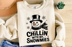 Chillin with my Snowmies Svg | Christmas svg | Shirt Svg Product Image 4