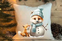 Christmas Baby Animals Clipart, Christmas Animal Safari Product Image 4