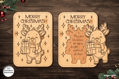 Christmas Cards Ornament SVG Bundle | Laser Cut | SVG Product Image 4
