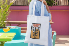 Abstract Botanical Sunrise Modern Embroidery Design Product Image 4