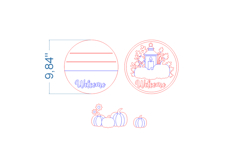 Thanksgiving Welcome SVG laser cut files for Glowforge Product Image 4