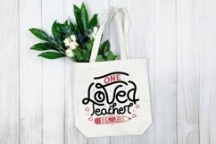One loved teacher SVG Product Image 4