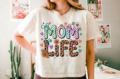 Mom life PNG sublimation | Mother's Day PNG T-Shirt Product Image 10